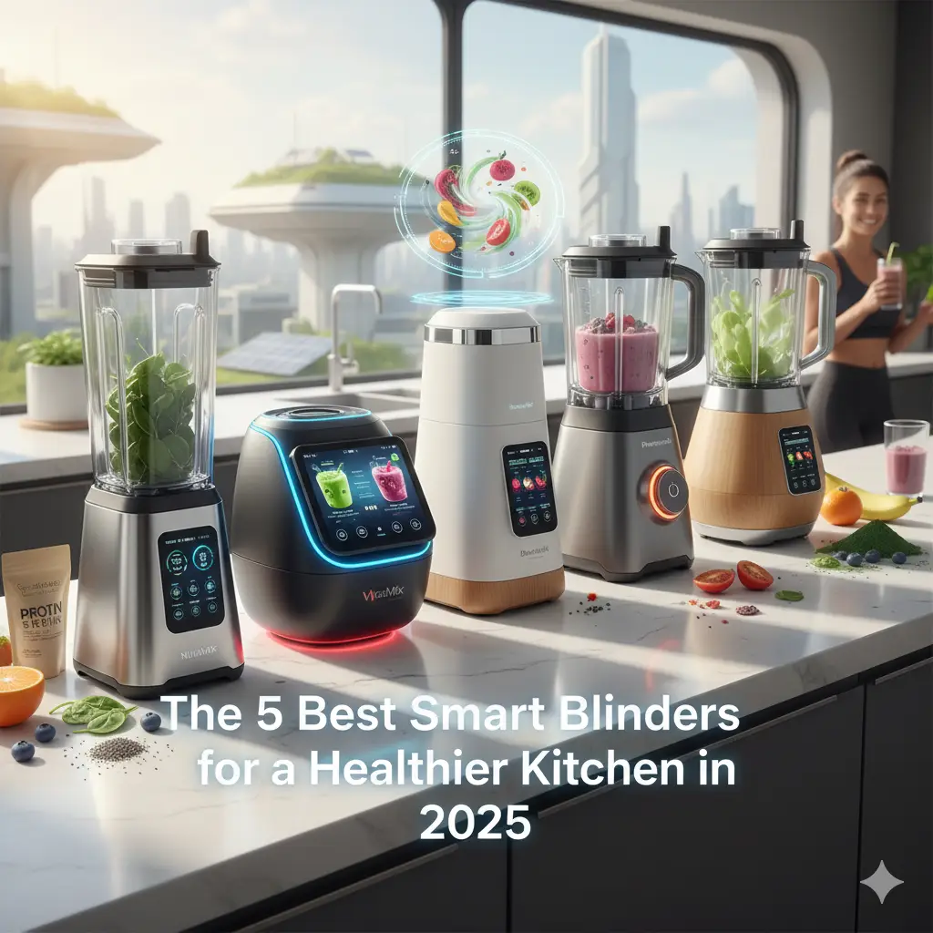 Discover the top 5 smart blenders of 2025 for smoothies, soups, and fitness nutrition. Compare power, features, and ease of use to find the perfect blender for a healthier lifestyle.