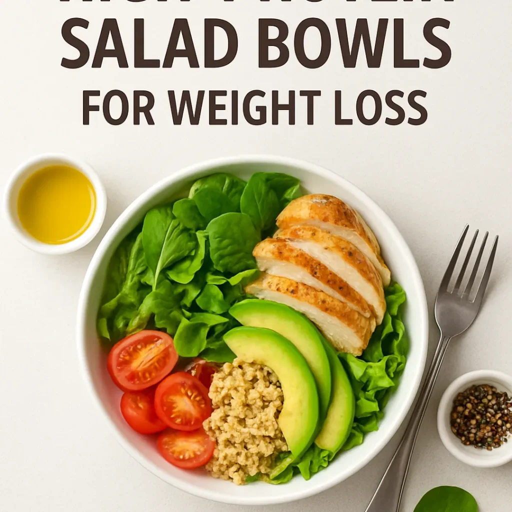 A salad is only satisfying when it has enough protein. Without it, you’ll feel hungry again in less than an hour. But when you add high-quality protein sources, your salad becomes a complete meal that supports weight loss, muscle recovery, and steady energy.